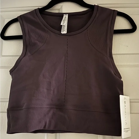 Athleta Sutra Lace Crop Tank - SIZE S/M - Picture 5 of 7